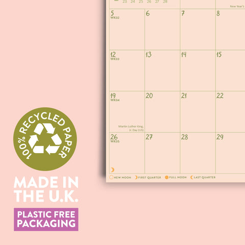 2026 Calendar | Garden Botanicals A4 - Sprouts of Bristol