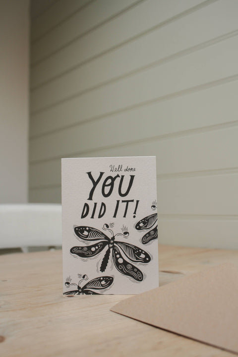 'You Did It!' Congratulations Greetings Card