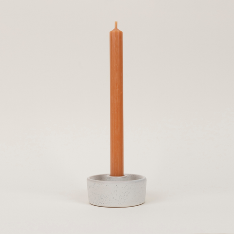 Terracotta Orange 7/8" x 10" Church Dinner Candles