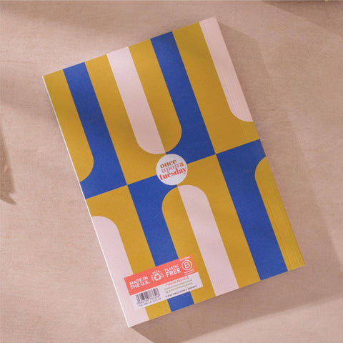 A5 Lay Flat Notebook | Chartreuse Arches | Lined - Sprouts of Bristol