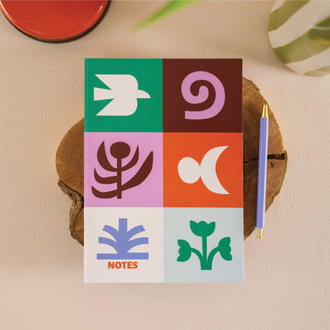 A5 Shapes of Nature Notebook - Sprouts of Bristol