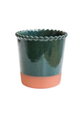 Adeline Beaded Edge Planter – Forest Green - Sprouts of Bristol