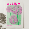 Allium Botanical Risograph Print - Sprouts of Bristol
