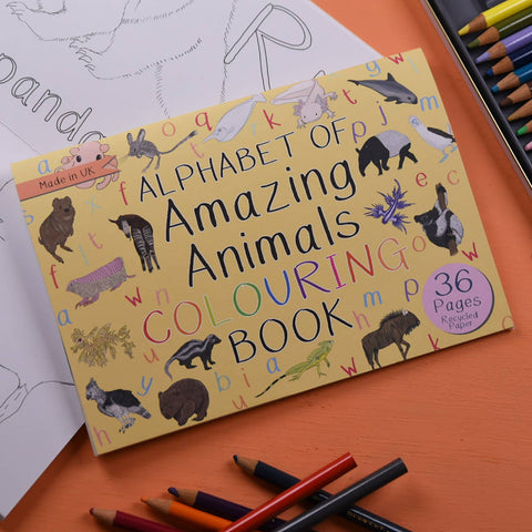 Alphabet of Amazing Animals Colouring Book - Sprouts of Bristol