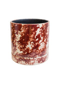 Atlas Reactive Glaze Smudge Planter – Red - Sprouts of Bristol
