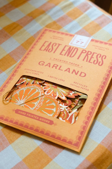 Autumn Blooms Sewn Garland - Sprouts of Bristol