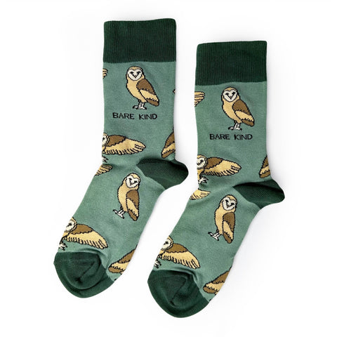 Barn Owl Bamboo Socks - Sprouts of Bristol