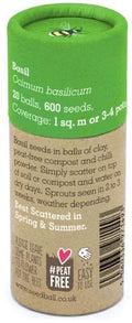 Basil Herb Garden Seedball Tubes - Sprouts of Bristol