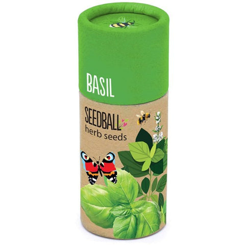 Basil Herb Garden Seedball Tubes - Sprouts of Bristol