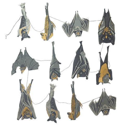 Bats Sewn Garland - Sprouts of Bristol