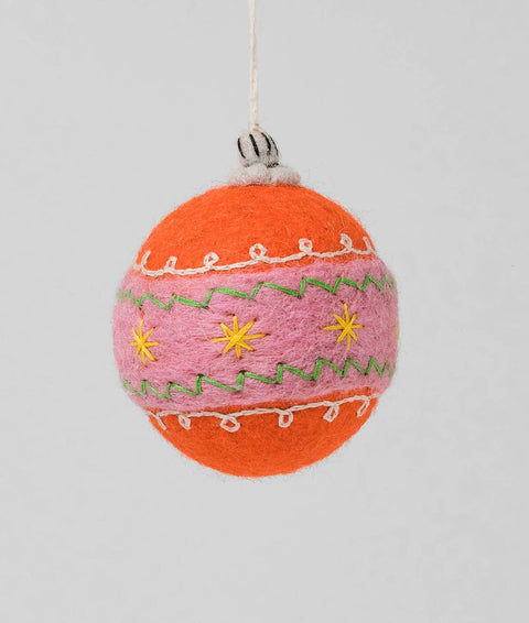 Bauble Hanging Felt Ornament - Sprouts of Bristol