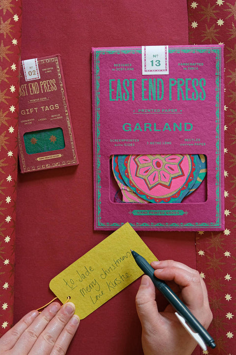 Baubles Sewn Garland - Sprouts of Bristol