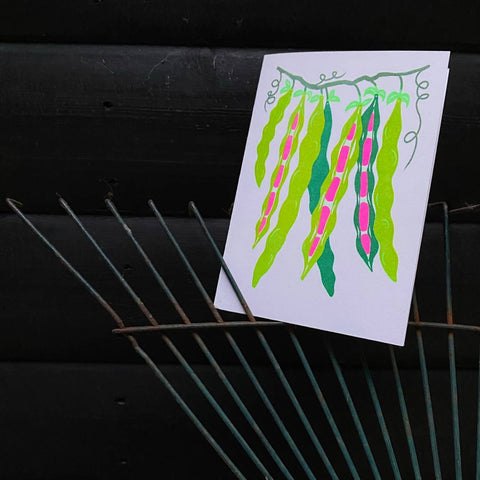 Beans Grow Greetings Card - Sprouts of Bristol