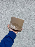 Beige, Caramel and Putty Jesmonite Pot - Sprouts of Bristol