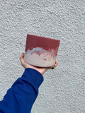 Berry Pink, Pale Blue and Putty Jesmonite Pot - Sprouts of Bristol