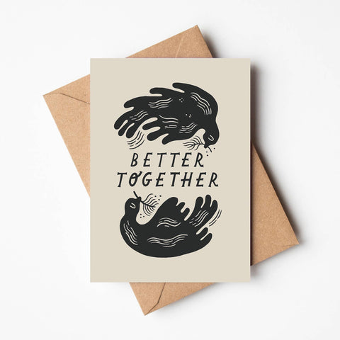 'Better Together' Greetings Card - Sprouts of Bristol