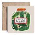 Big Dill Greetings Card - Sprouts of Bristol