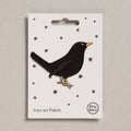 Black Bird Iron on Patch - Sprouts of Bristol