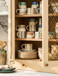 Bladon Half Glazed Mug – Rosemary Green Stoneware - Sprouts of Bristol