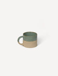 Bladon Half Glazed Mug – Rosemary Green Stoneware - Sprouts of Bristol