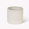 Blewbury Bobble Pot in White - Sprouts of Bristol