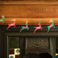 Bright Reindeer Sewn Garland - Sprouts of Bristol