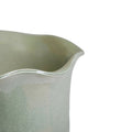 Camellia Scalloped Edge Planter – Sage Green - Sprouts of Bristol