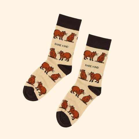 Capybara Bamboo Socks - Sprouts of Bristol