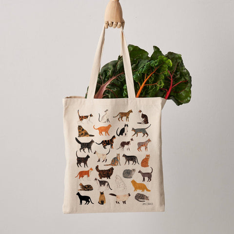 Cats Canvas Tote Bag - Sprouts of Bristol