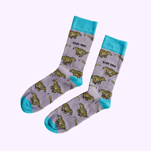 Cheetah Bamboo Socks - Sprouts of Bristol