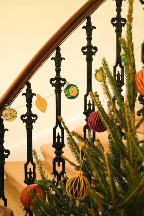 Christmas Ornaments Sewn Garland - Sprouts of Bristol