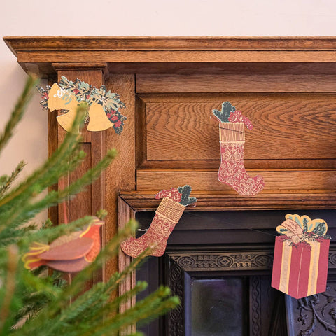 Christmas Sewn Garland - Sprouts of Bristol