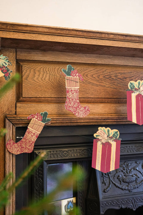 Christmas Sewn Garland - Sprouts of Bristol