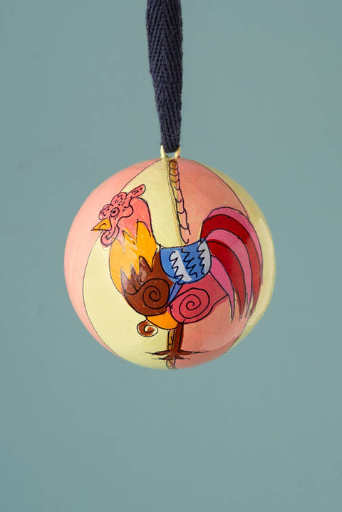 Cockerel Carousel Bauble - Sprouts of Bristol