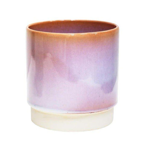 Copenhagen Plant Pot in Pink Two Tone Reactive Glaze - Sprouts of Bristol