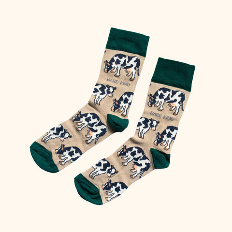 Cow Bamboo Socks - Sprouts of Bristol