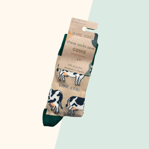 Cow Bamboo Socks - Sprouts of Bristol