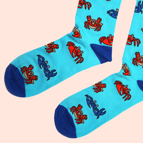 Crab Bamboo Socks - Sprouts of Bristol