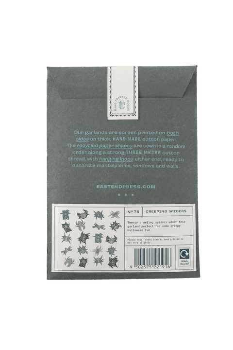 Creeping Spider Sewn Garland - Sprouts of Bristol