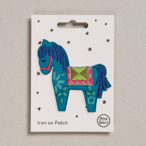 Dala Horse Iron on Patch - Sprouts of Bristol