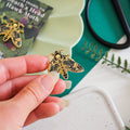 Death’s - head Hawkmoth Enamel Pin – Designed by Ferne Creative - Sprouts of Bristol
