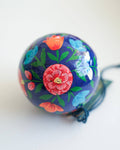 Deep Blue Florals Bauble - Sprouts of Bristol