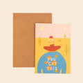 Fast Draw Cowboy You Got This Card | Motivational Card | A6 Greetings Card - Sprouts of Bristol