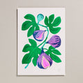 Fig Risograph A4 Print - Sprouts of Bristol