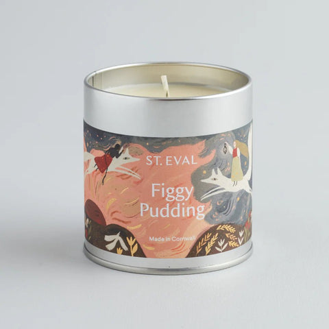 Figgy Pudding Scented Christmas Tin Candle - Sprouts of Bristol