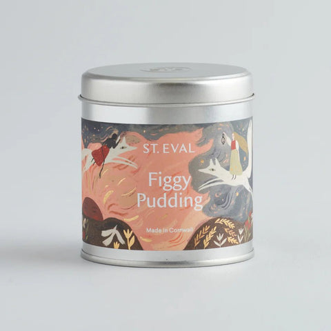 Figgy Pudding Scented Christmas Tin Candle - Sprouts of Bristol