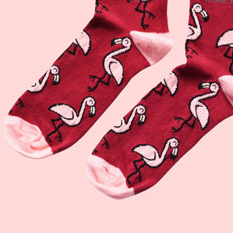 Flamingo Bamboo Socks - Sprouts of Bristol