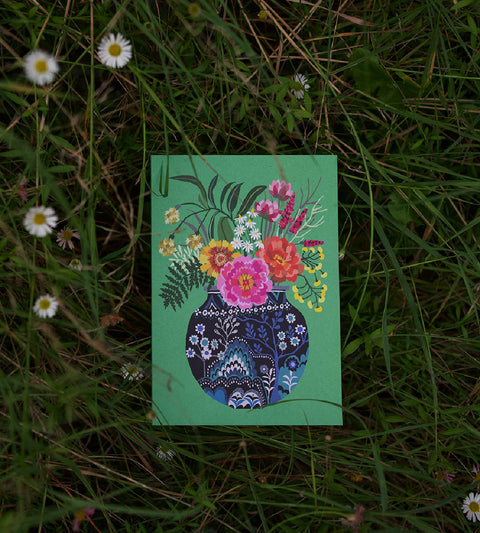 Fleurs Greetings Card - Sprouts of Bristol