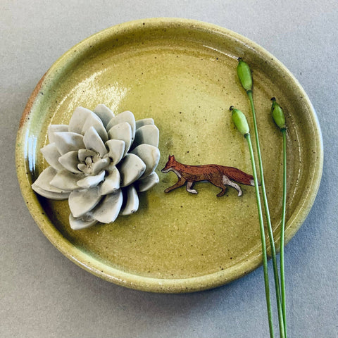 Fox Mini Pin Brooch - Sprouts of Bristol