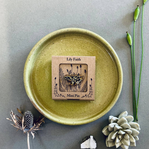 Frog Mini Pin Brooch - Sprouts of Bristol